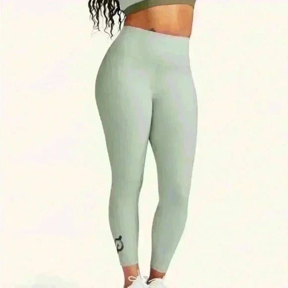 Peloton Mint Green Leggings Size Large - Picture 1 of 8